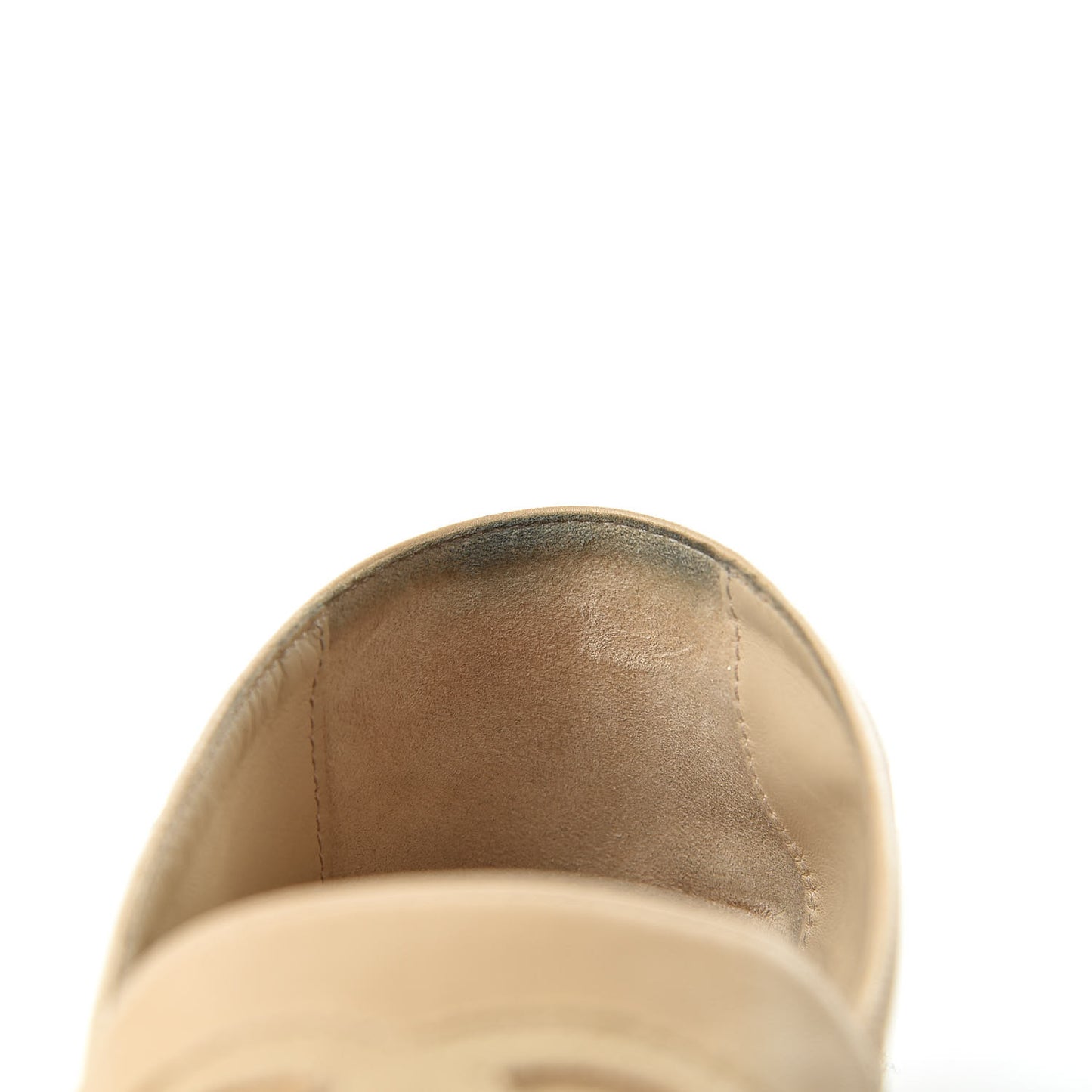 Lambskin CC Espadrilles 38 Beige Black