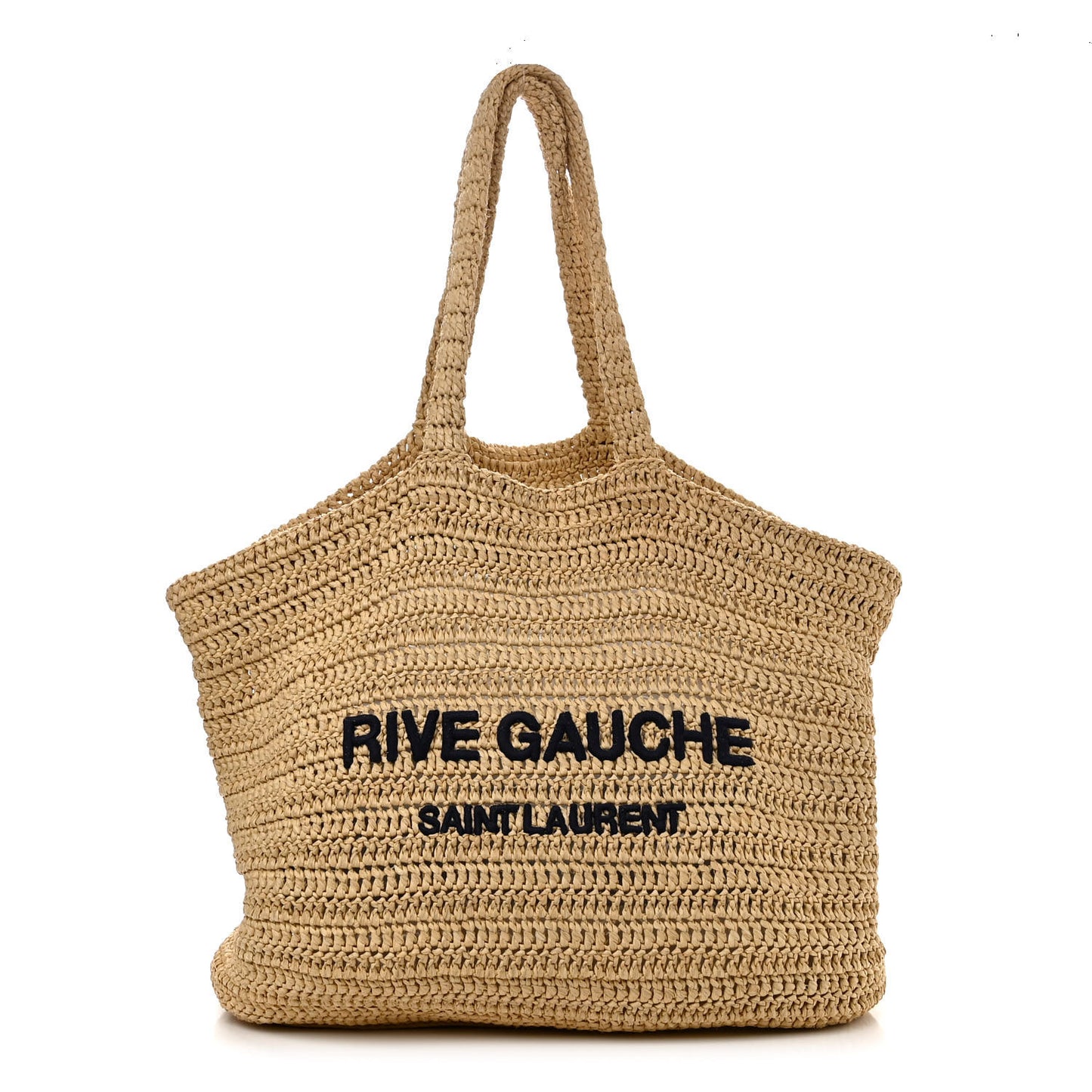 Raffia Rive Gauche Tote Natural