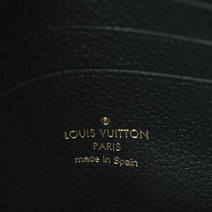 Louis Vuitton Empreinte Monogram Giant Double Zip Pochette Black Cream 7 of 10