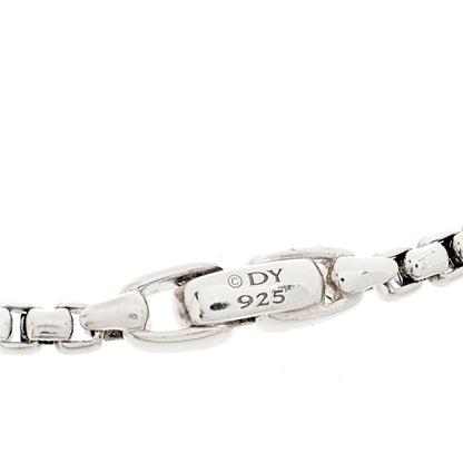 David Yurman Sterling Silver 4mm Box Chain Bracelet 3 of 3