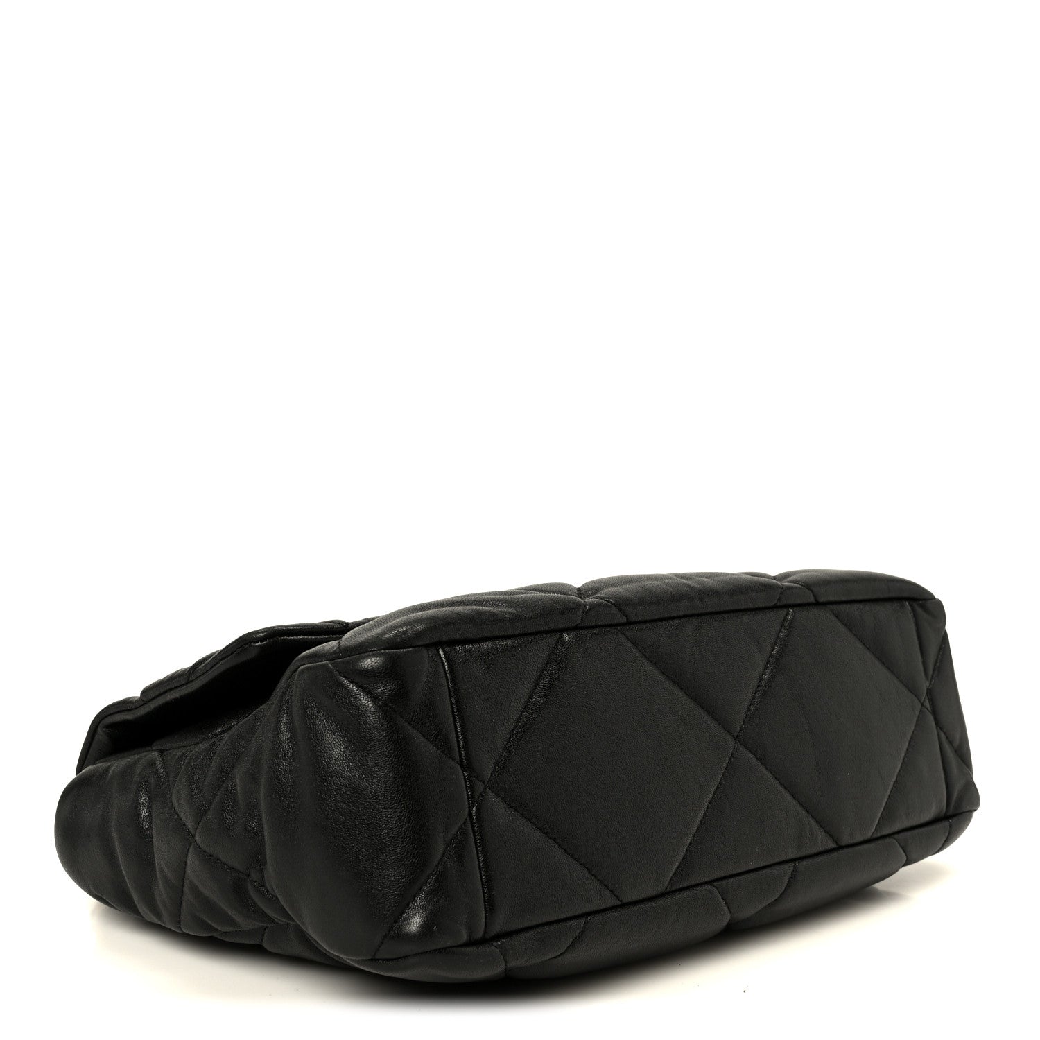 Chanel Goatskin Quilted Large Chanel 19 Flap Black 4 of 10