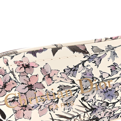 Christian Dior Canvas Embroidered D-Floral Dway 35mm Slide Sandals 39.5 White Multicolor 7 of 10