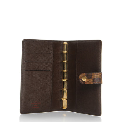 Louis Vuitton Damier Ebene Small Ring Agenda Cover 5 of 9