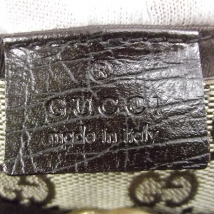 Gucci Monogram Horsebit Clutch Ebony 9 of 10