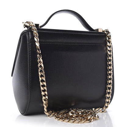 Givenchy Textured Calfskin Mini Pandora Box Chain Crossbody Bag Black 3 of 10