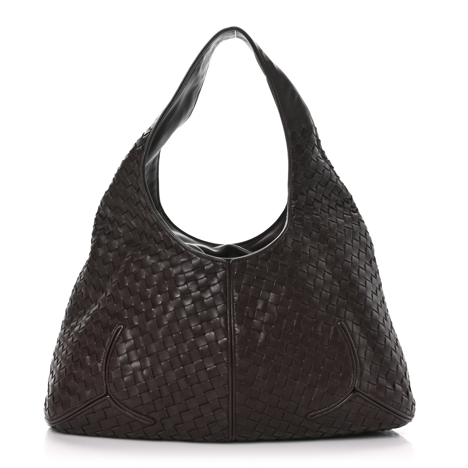 Bottega Veneta Nappa Intrecciato Ball Hobo Ebano 1 of 8