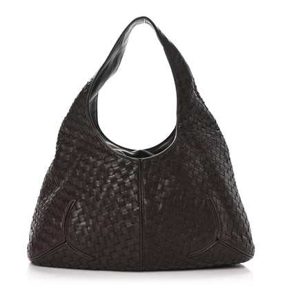 Bottega Veneta Nappa Intrecciato Ball Hobo Ebano 1 of 8