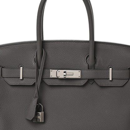 Hermes Togo Birkin 30 Etain 8 of 14