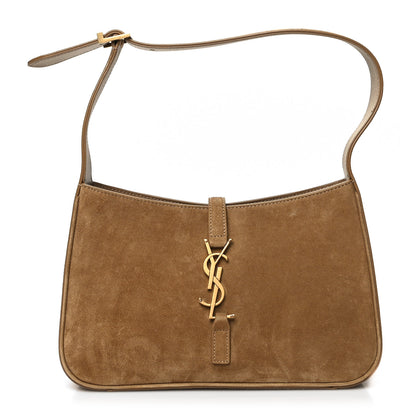 Saint Laurent Suede Calfskin Le 5 A 7 Hobo Beige 1 of 13