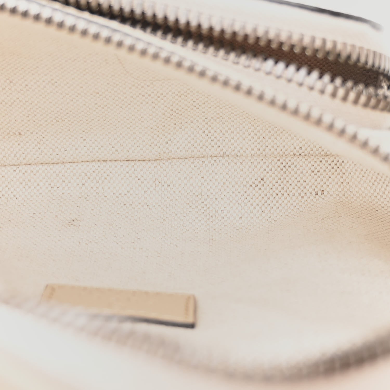 Gucci GG Supreme Monogram Textured Calfskin Web Retro Interlocking G Belt Bag Beige Mystic White Oatmeal 5 of 13