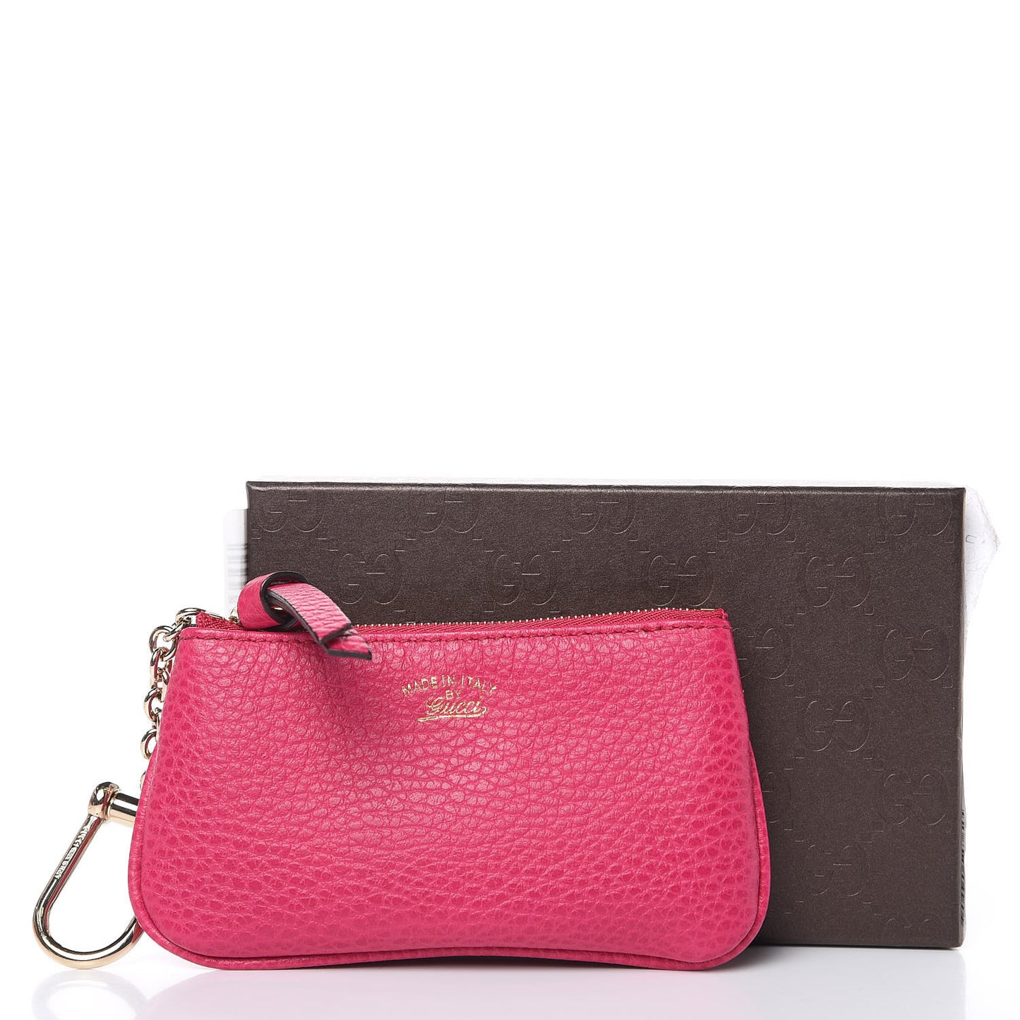 Dollar Calfskin Swing Key Case Blossom
