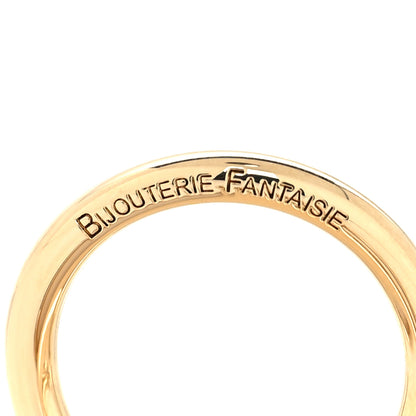 Hermes Permabrass Mors Scarf Ring Gold 5 of 5