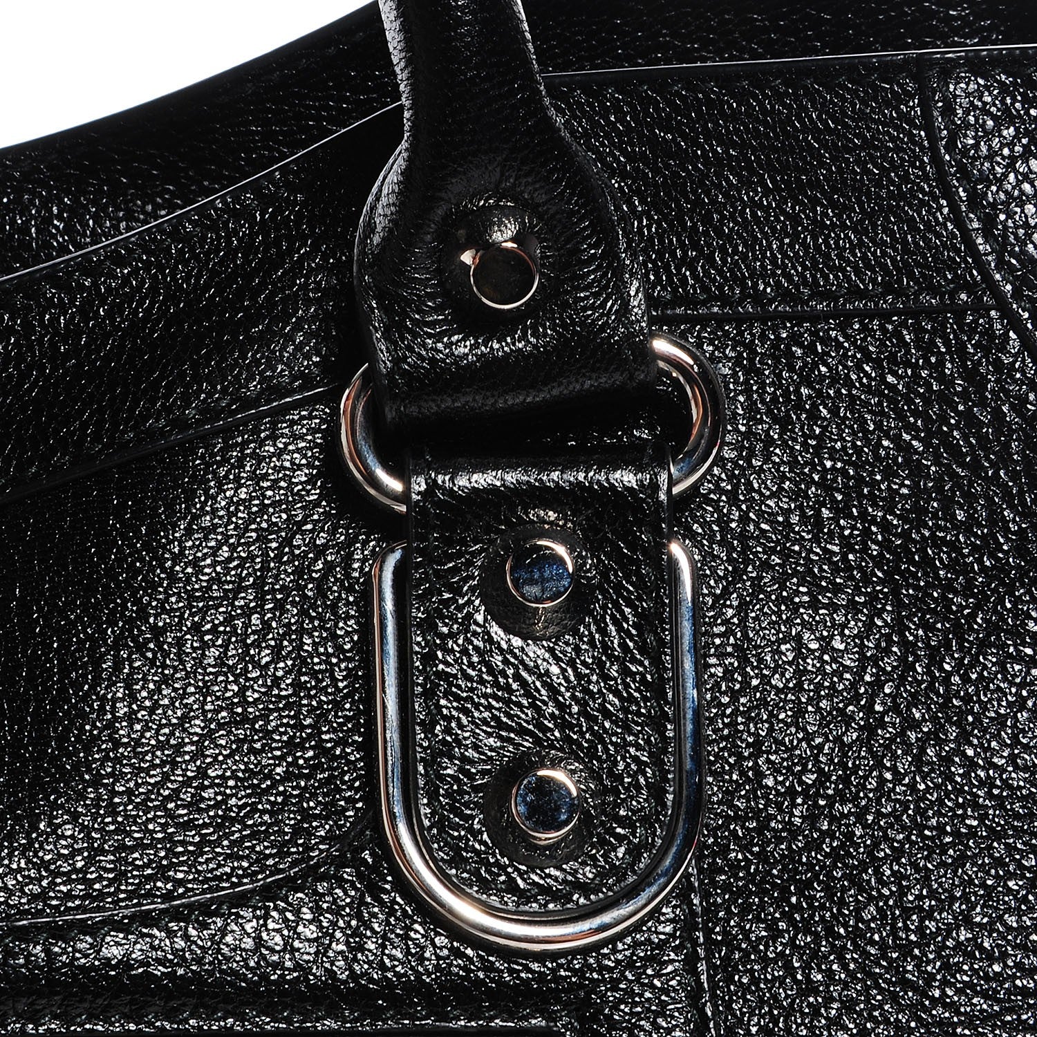 Balenciaga Chevre Silver Metallic Edge Hardware City Black 7 of 14