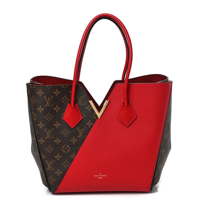 Louis Vuitton Calfskin Monogram Kimono Tote Cherry 1 of 9