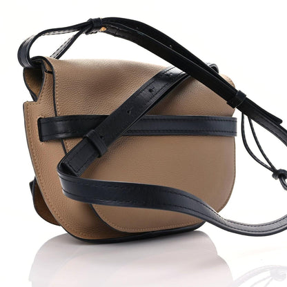 Loewe Grained Calfskin Small Gate Crossbody Bag Mocca Black 3 of 12