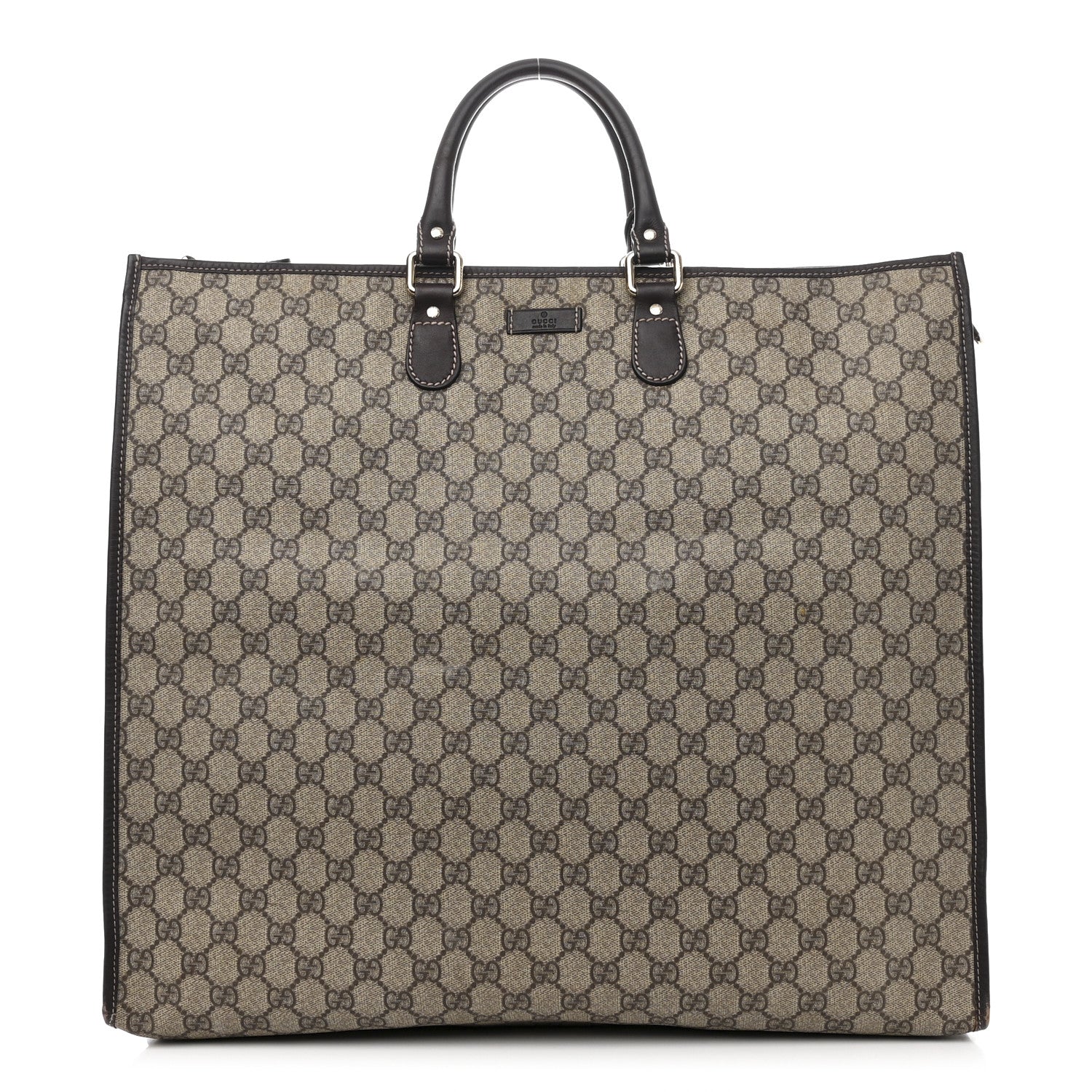 Gucci GG Plus Monogram XL Tote Dark Brown 1 of 11