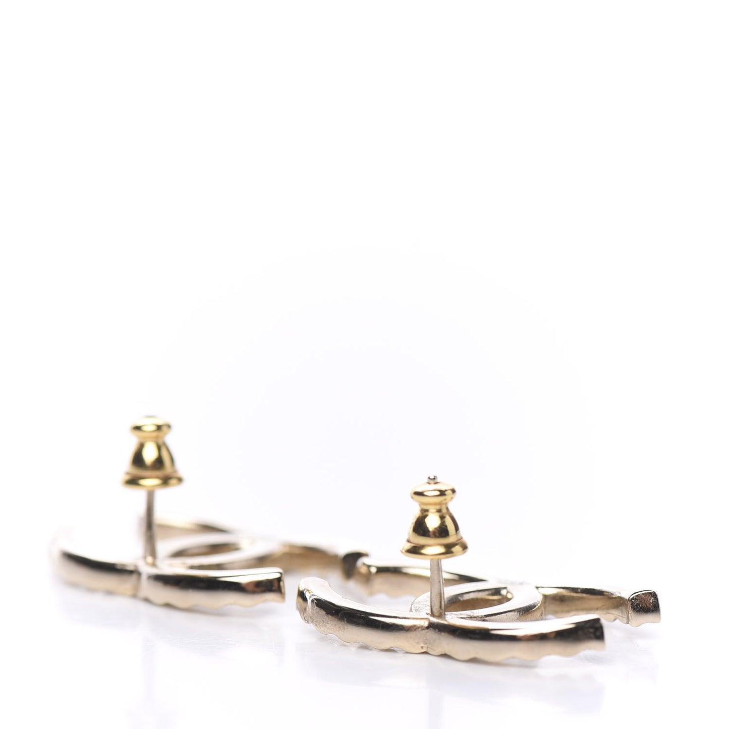 Baguette Crystal High Society CC Earrings Gold