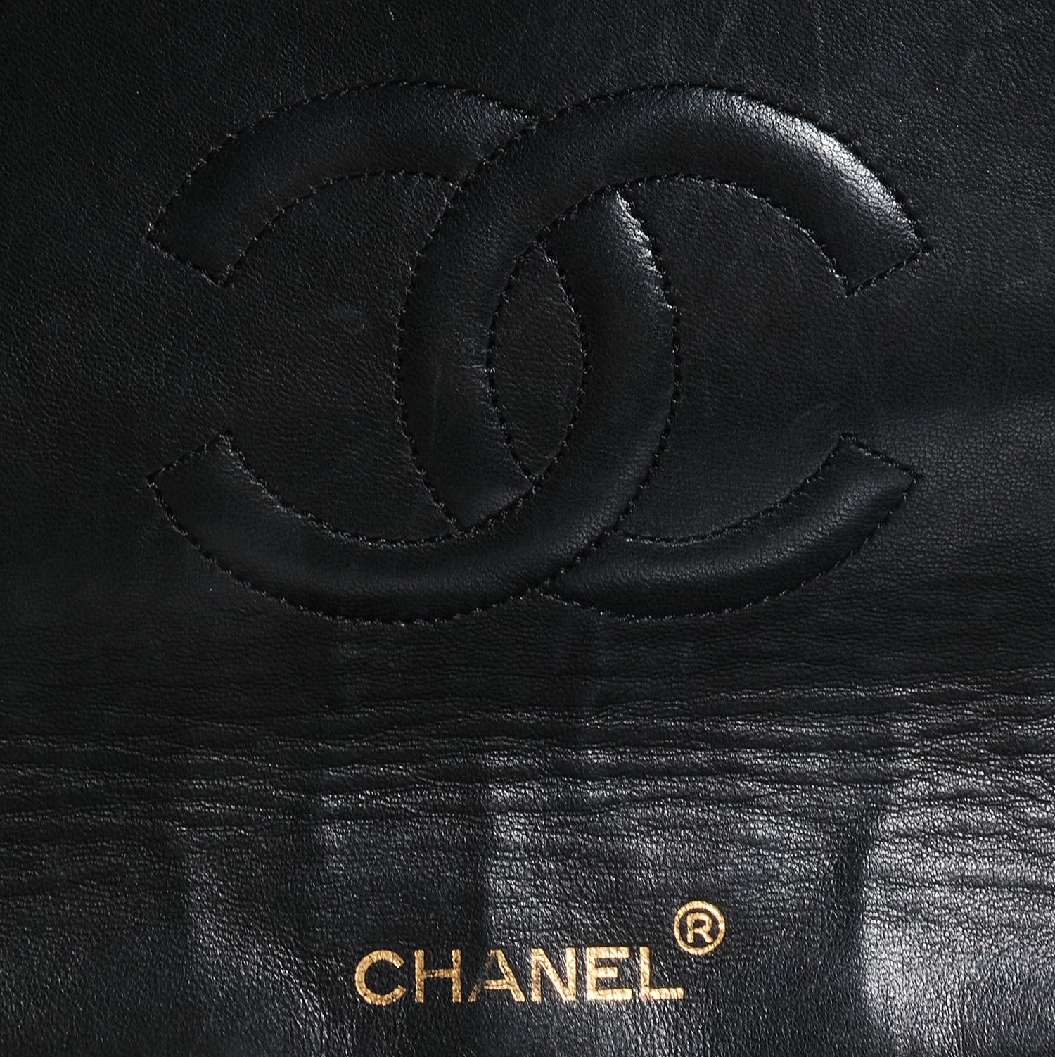 Chanel Quilted Lambskin CC Flap Shoulder Bag Black 11 of 12