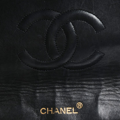 Chanel Quilted Lambskin CC Flap Shoulder Bag Black 11 of 12