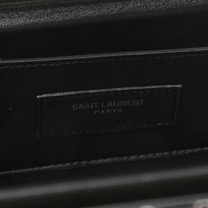 Saint Laurent Patent Jerry Cube Box Clutch Black 6 of 7