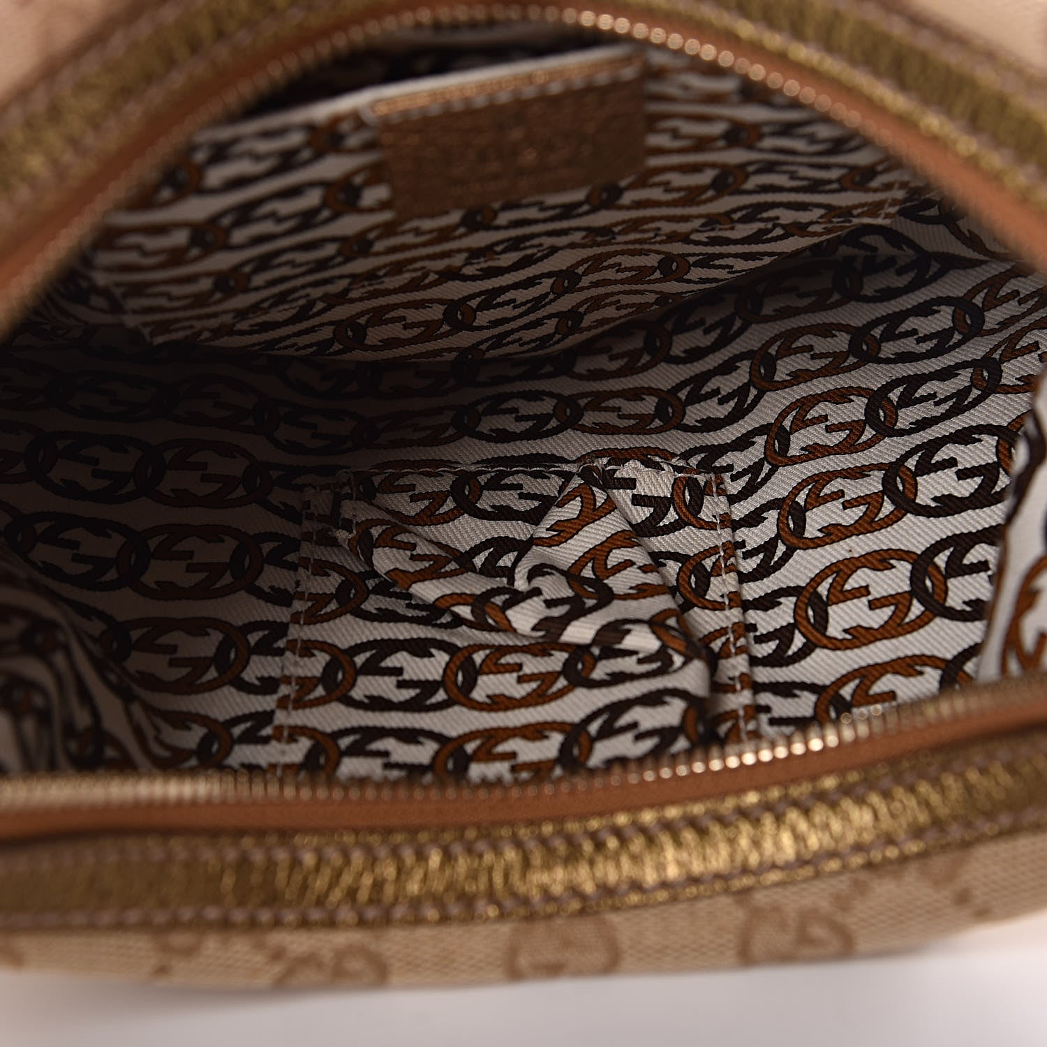Gucci Monogram Small Princy Hobo Gold 7 of 10