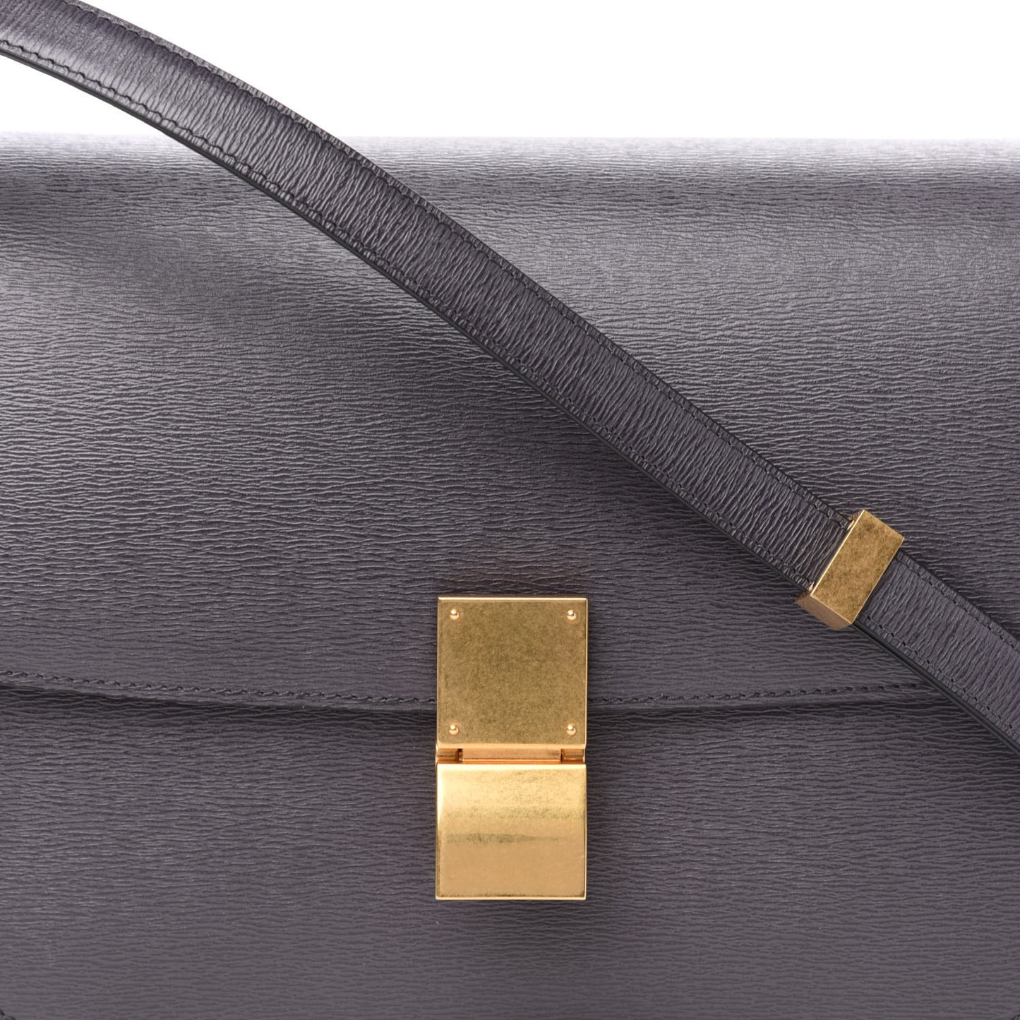 Liege Calfskin Medium Classic Box Flap Bag Liquorice