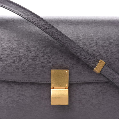 Celine Liege Calfskin Medium Classic Box Flap Bag Liquorice 10 of 10