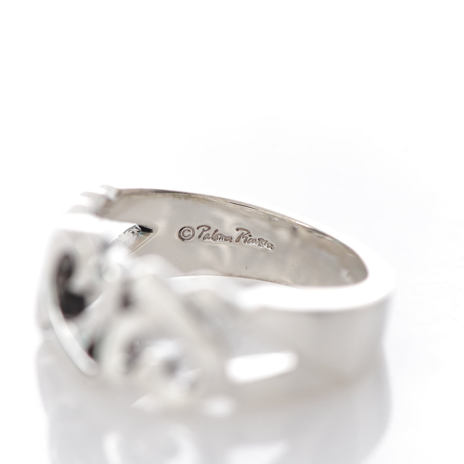 Tiffany Sterling Silver Paloma Picasso Loving Hearts Ring 52 6 6 of 6