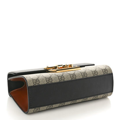 Gucci GG Supreme Monogram Calfskin Padlock Mini Shoulder Bag Beige Ebony 4 of 10