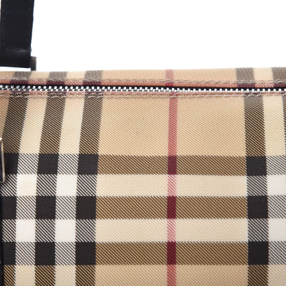 Burberry House Check London Satchel Black 10 of 11