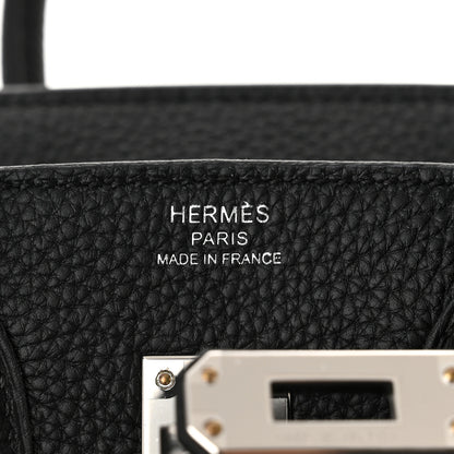 Hermes Togo Birkin 25 Black 6 of 11