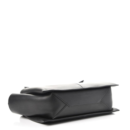 Celine Supple Natural Calfskin Medium Tri-Fold Bag Black 4 of 8