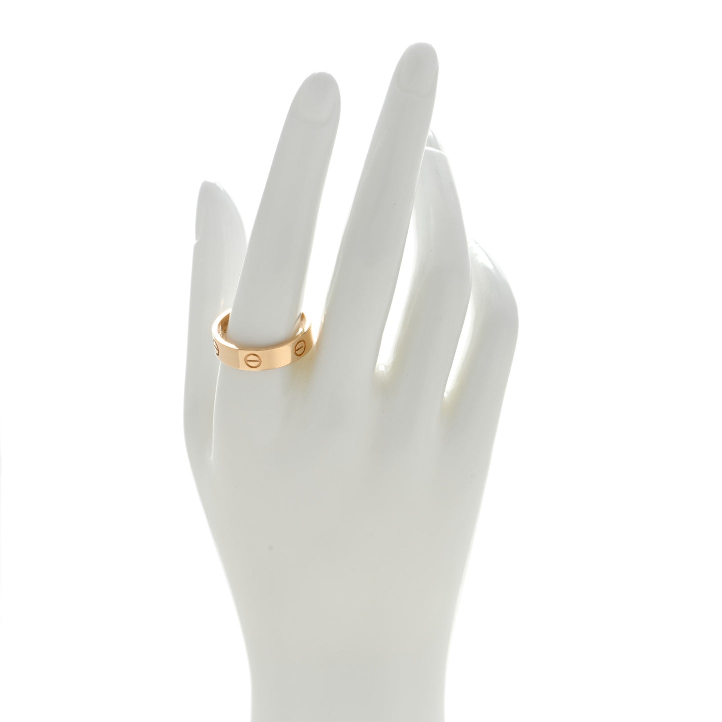 18K Yellow Gold 5.5mm LOVE Ring 64 10.75