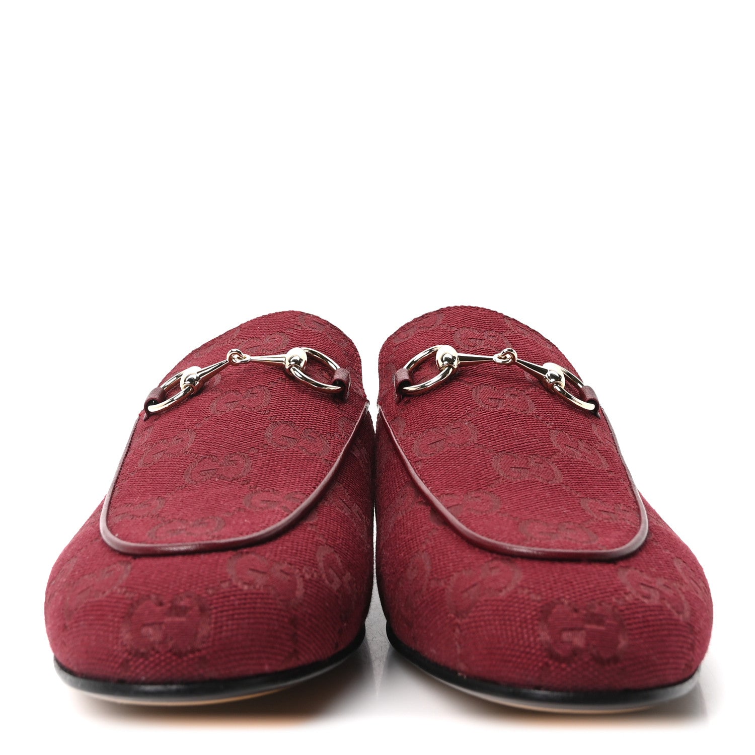 Gucci GG Monogram Canvas Womens Princetown Slippers 37.5 Ancora 3 of 10