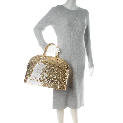 Louis Vuitton Monogram Miroir Alma MM Gold 2 of 11