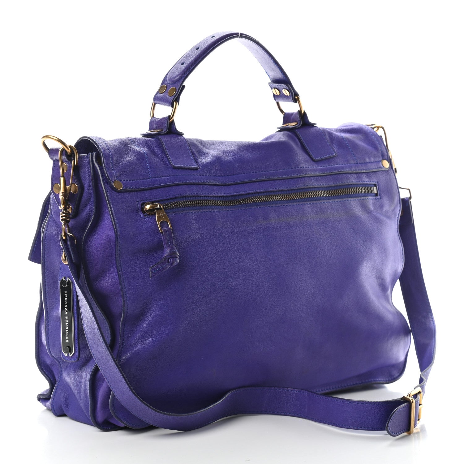 Proenza Schouler Lambskin Medium PS1 Satchel Ultramarine 2 of 7