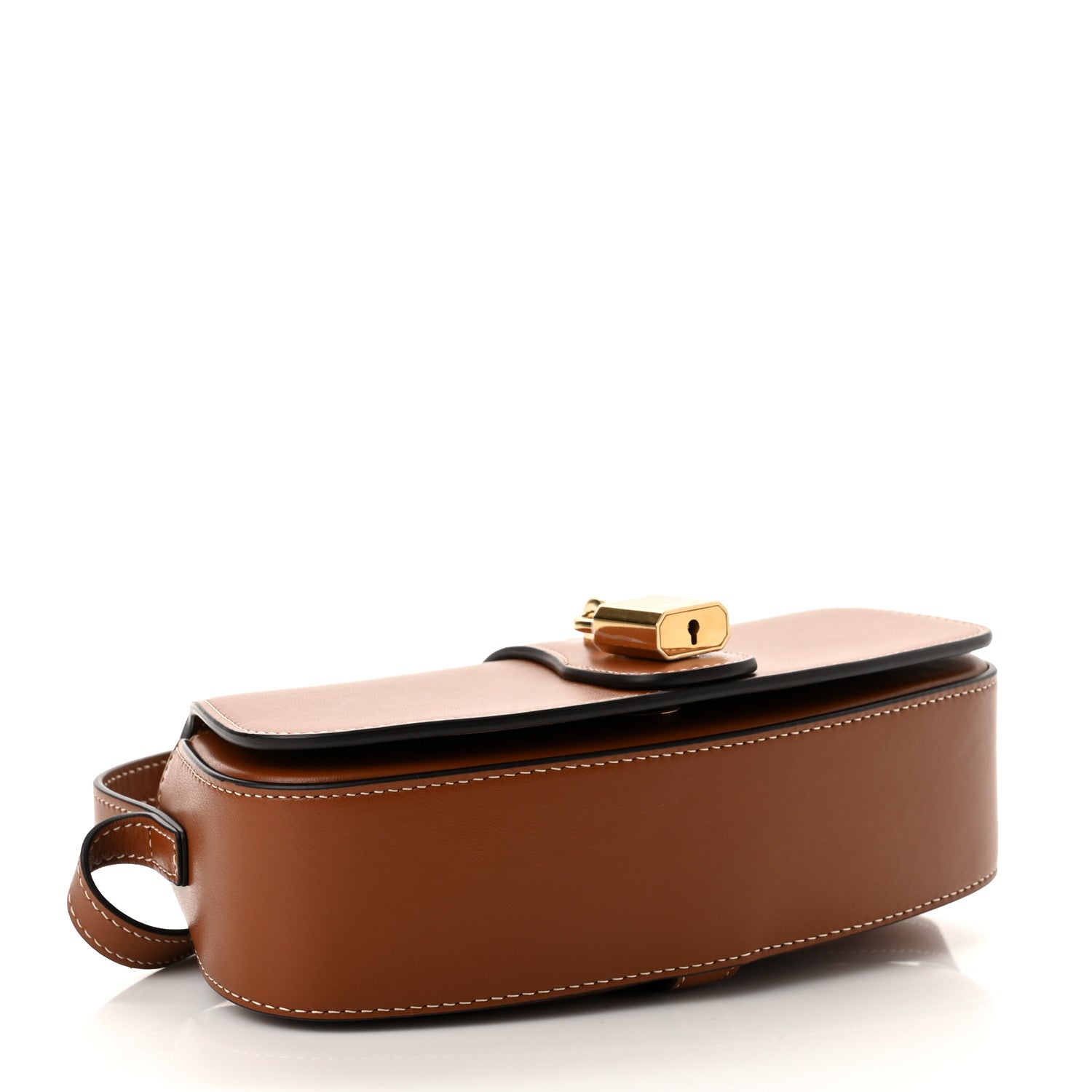 Celine Smooth Calfskin Tabou Clutch On Strap Tan 4 of 11