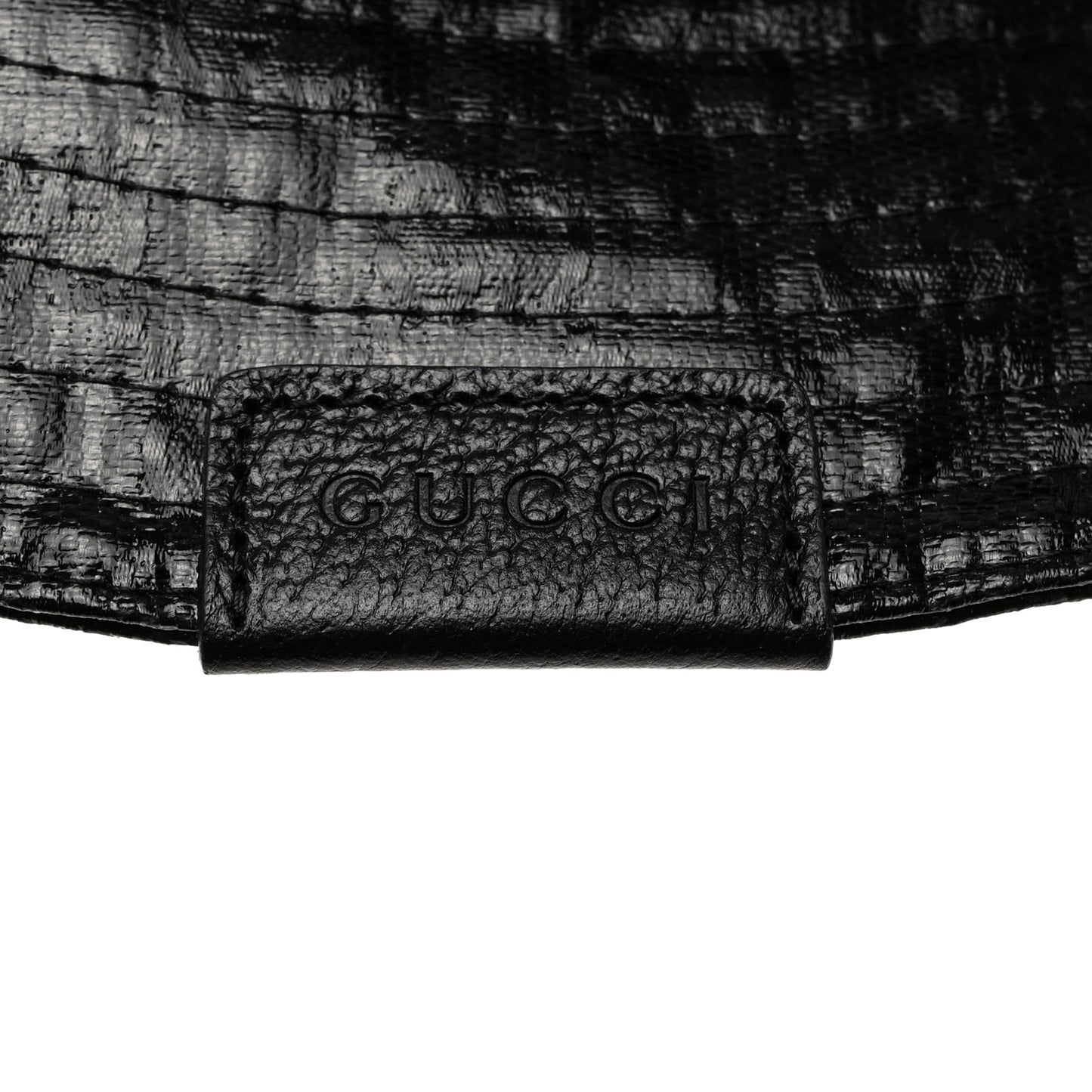 Crystal Monogram Bucket Hat S Black