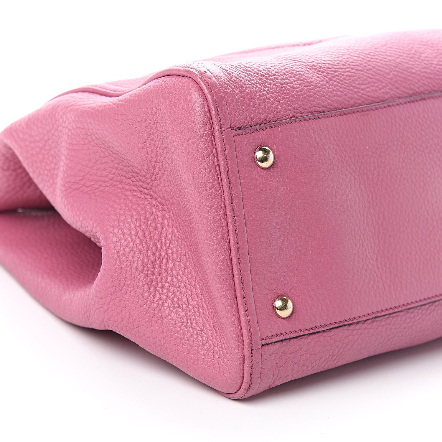 Gucci Pebbled Calfskin Medium Soho Shoulder Bag Fresia Rose 7 of 8