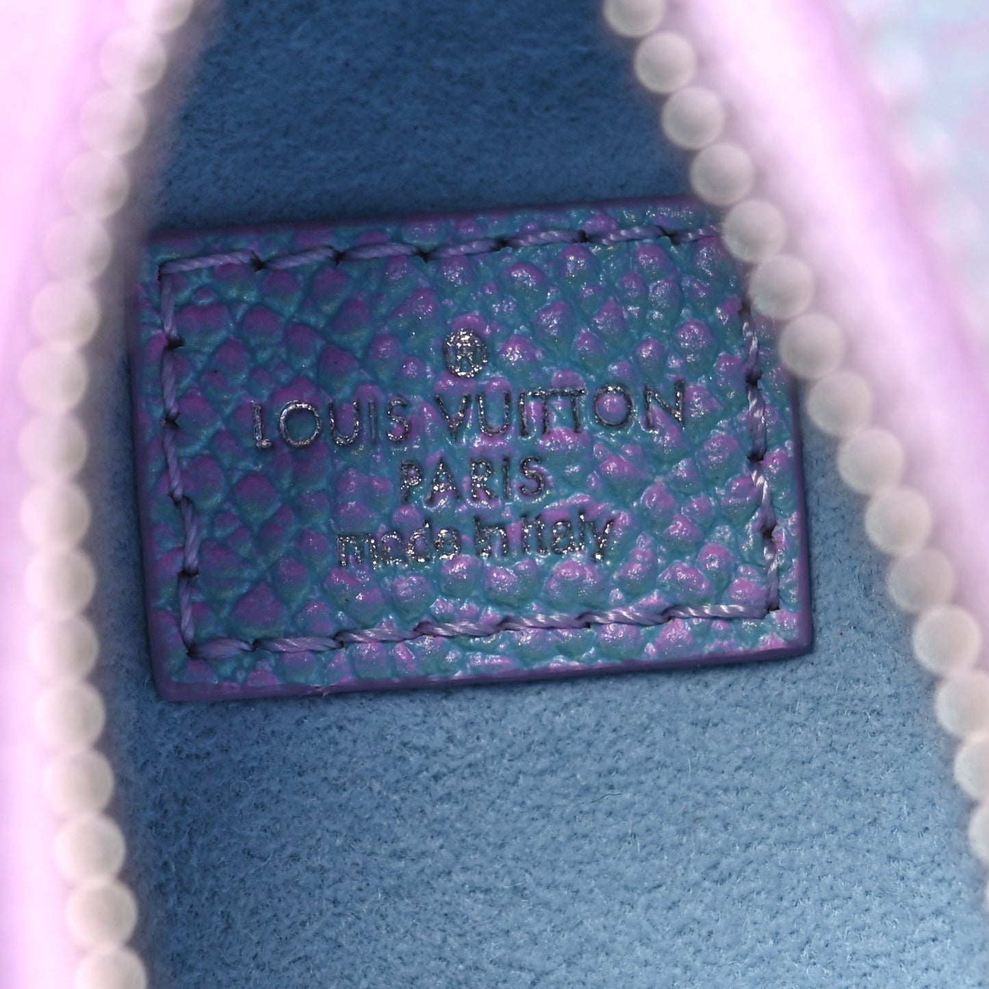 Empreinte Monogram Summer Stardust Micro Papillon Bag Charm Lilas