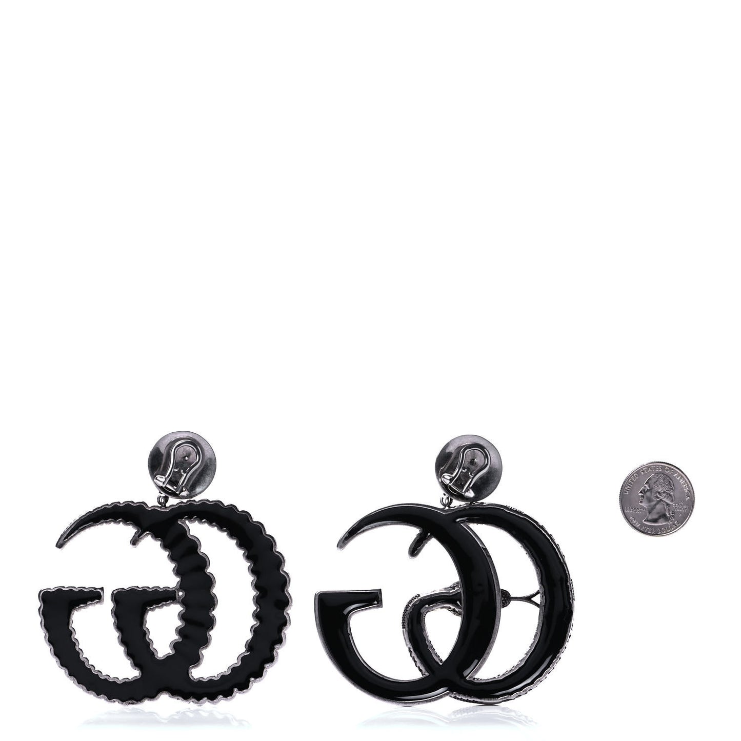 Interlocking GG Earrings Silver