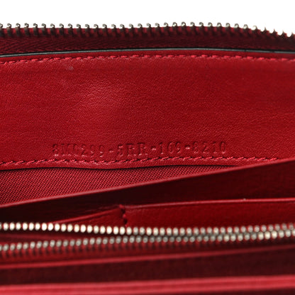 Fendi Vitello Dolce Elaphe Monster Eyes Zip Around Wallet Ribes Naturale 8 of 12