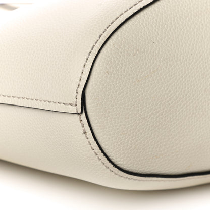 Chloe Smooth Grained Calfskin Small Aby Tote White 8 of 11