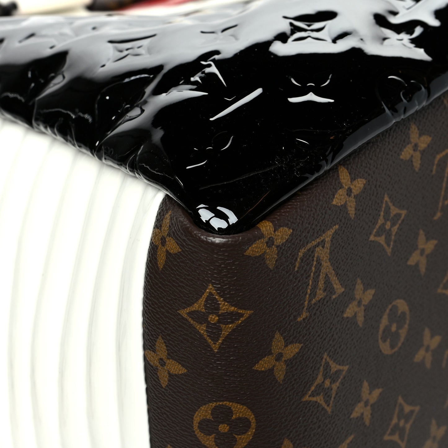 Patent Embossed Monogram Carry All GM Black