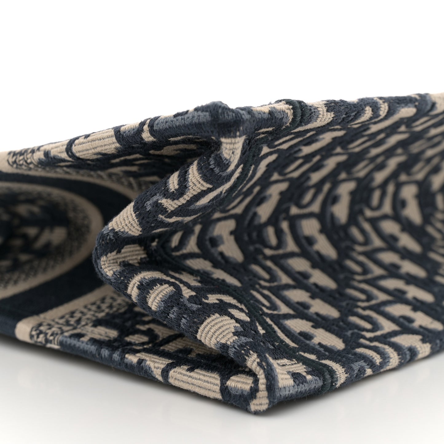 Oblique Small Book Tote Blue Multicolor