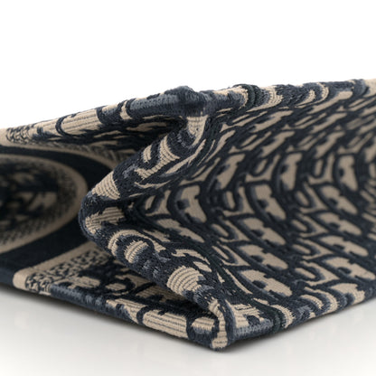 Christian Dior Oblique Small Book Tote Blue Multicolor 8 of 11