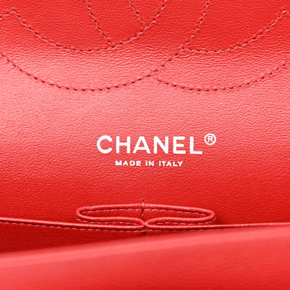 Chanel Caviar Quilted Jumbo Double Flap Red 6 of 10