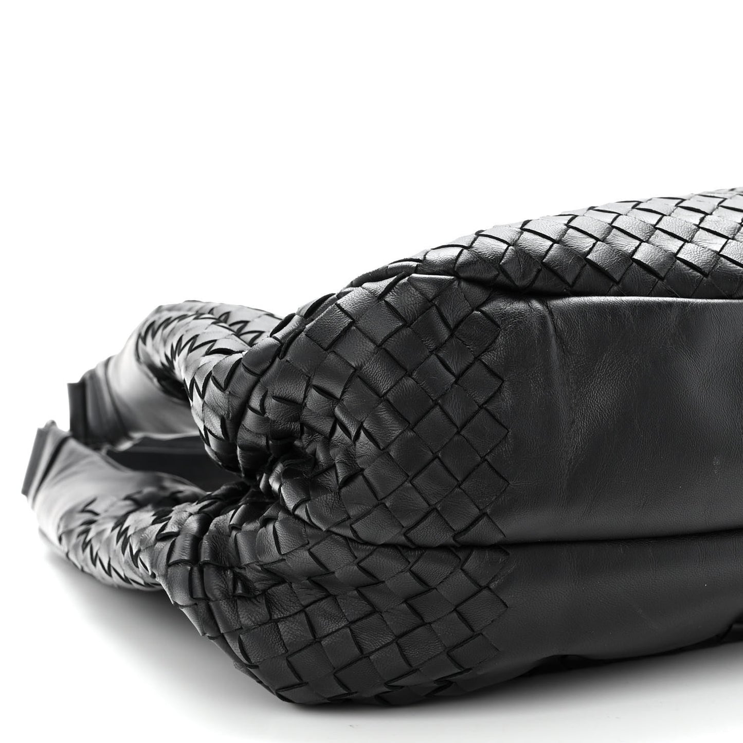 Nappa Intrecciato Medium Campana Black