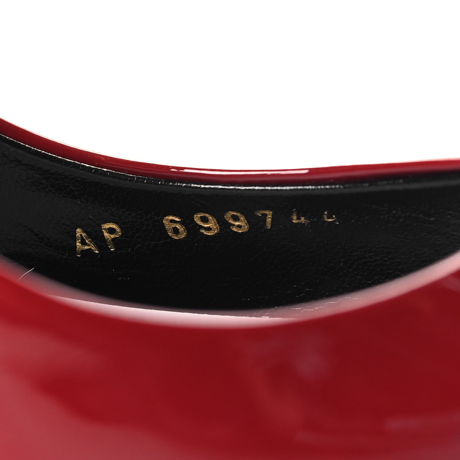 Saint Laurent Patent Calfskin Zoe 105 Slingback Pump 38.5 Red 6 of 9