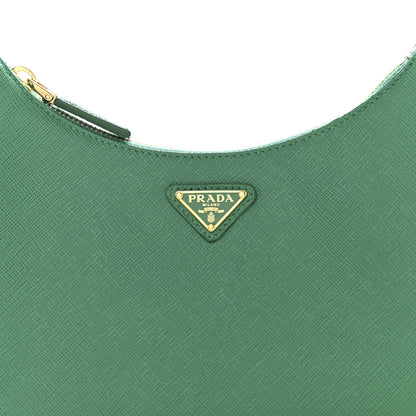 Prada Saffiano Lux Mini Re-Edition Shoulder Bag Mango 9 of 13